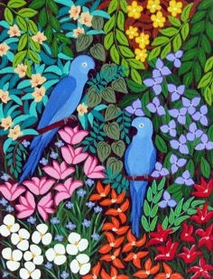 10 - Ararinhas azuis (35x27)